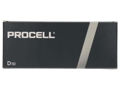 ID1300IPX10 Duracell Procell Industrial D Size 10 PK