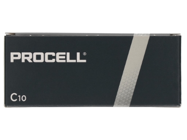 ID1400IPX10 Duracell Procell Industrial C Size 10 Pk