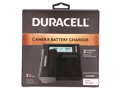 DRS6121 Duracell LED Dual DSLR Battery Charger