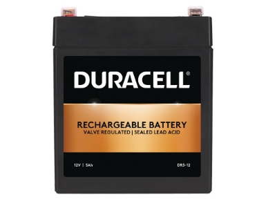 DR5-12 Duracell 12V 5Ah VRLA Security Battery