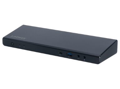 DOC0113A Hybrid USB-C/A Triple 4K 100W PD Dock includes power cable. For UK,EU.