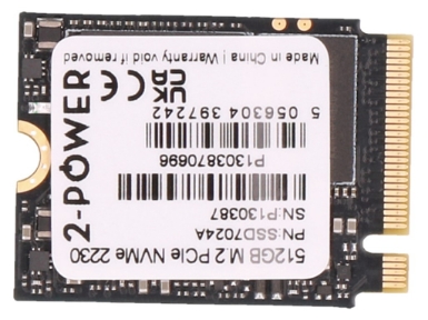 SSD7024A 512GB M.2 PCIe NVMe 2230