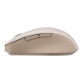 Miška ASUS SmartO Mouse MD200 Silent Plus, brezžična, Bluetooth® 5.0, RF 2.4GHz, Oat Milk