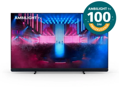 Philips Ambilight TV preizkušajte 100 dni! - Philips 55OLED909/12 – 55-palčni 4K OLED pametni TV z Ambilight 