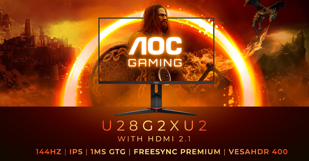 AOC AGON U28G2XU24K gaming monitor