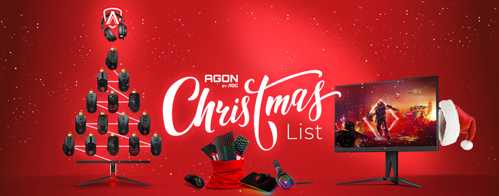 AGON by AOC predstavlja ultimativni igričarski vodnik po božičnih darilih