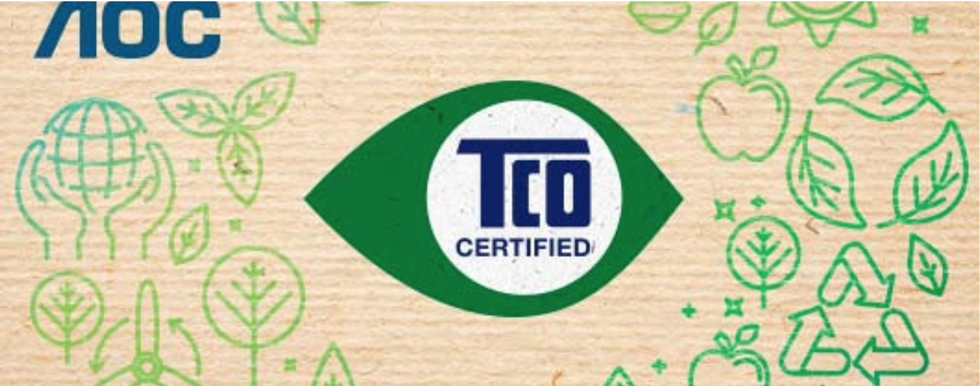 AOC trajnostni monitorji s certifikatom TCO 9