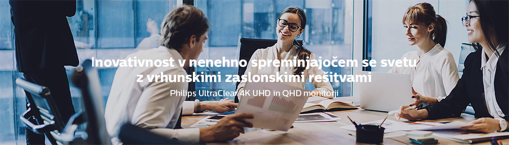 Philips UltraClear 4K UHD in QHD monitorji