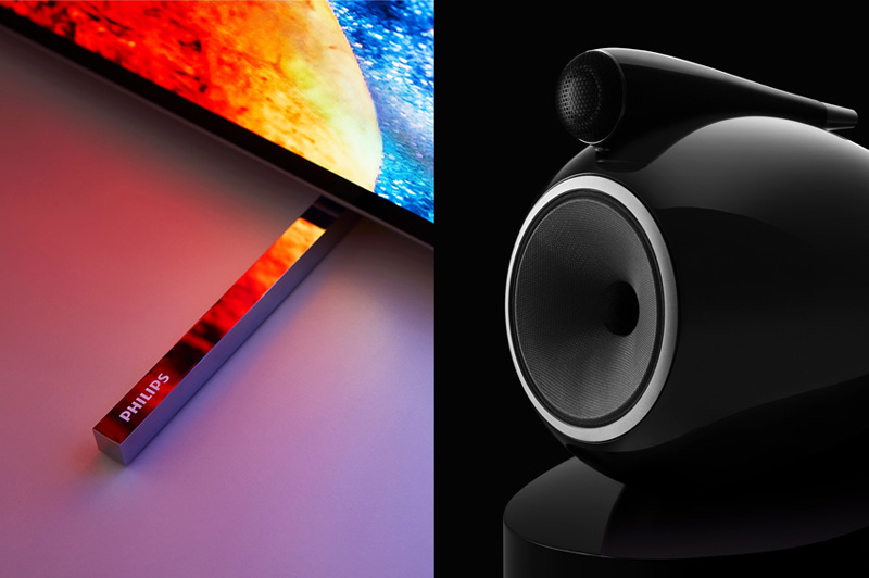 Philips TV in Bowers & Wilkins