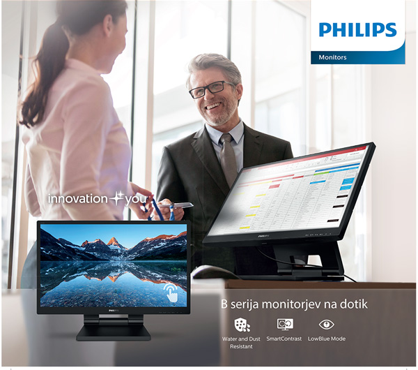 Interaktivni zasloni na dotik Smouth touch Philips