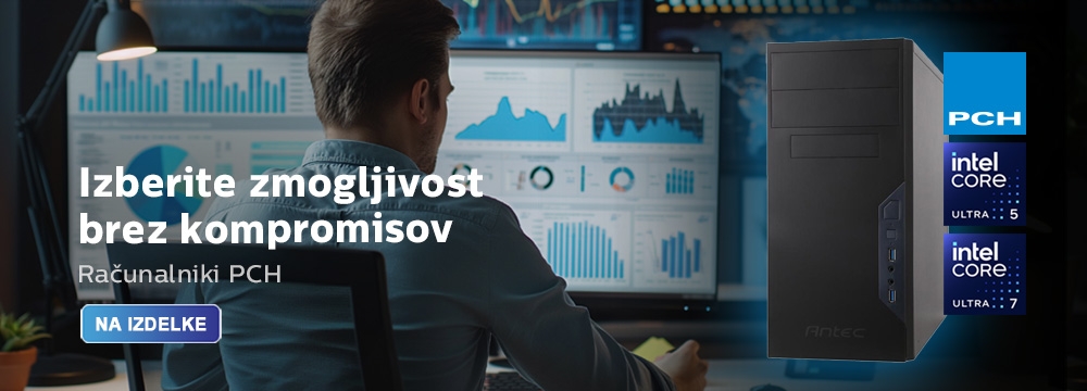 Zmogljivi računalniki PCH z Intel Core Ultra procesorji